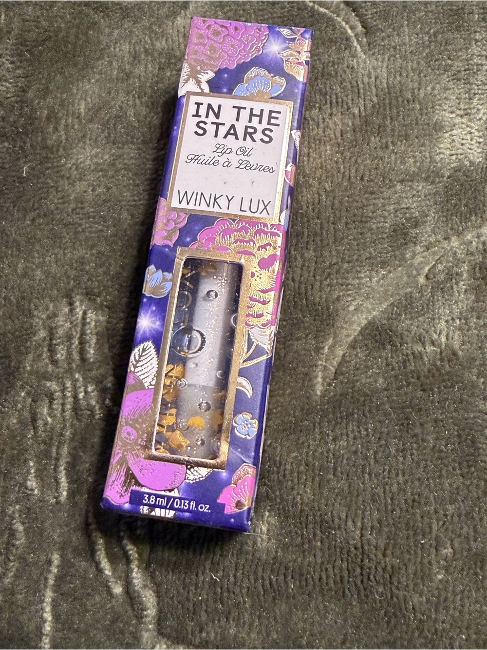 WINKY LUX In The Stars Lip Oil - Purple & Gold Decorative Case